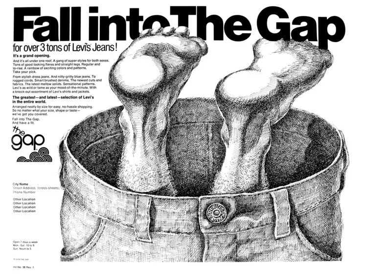 Levis gap hot sale